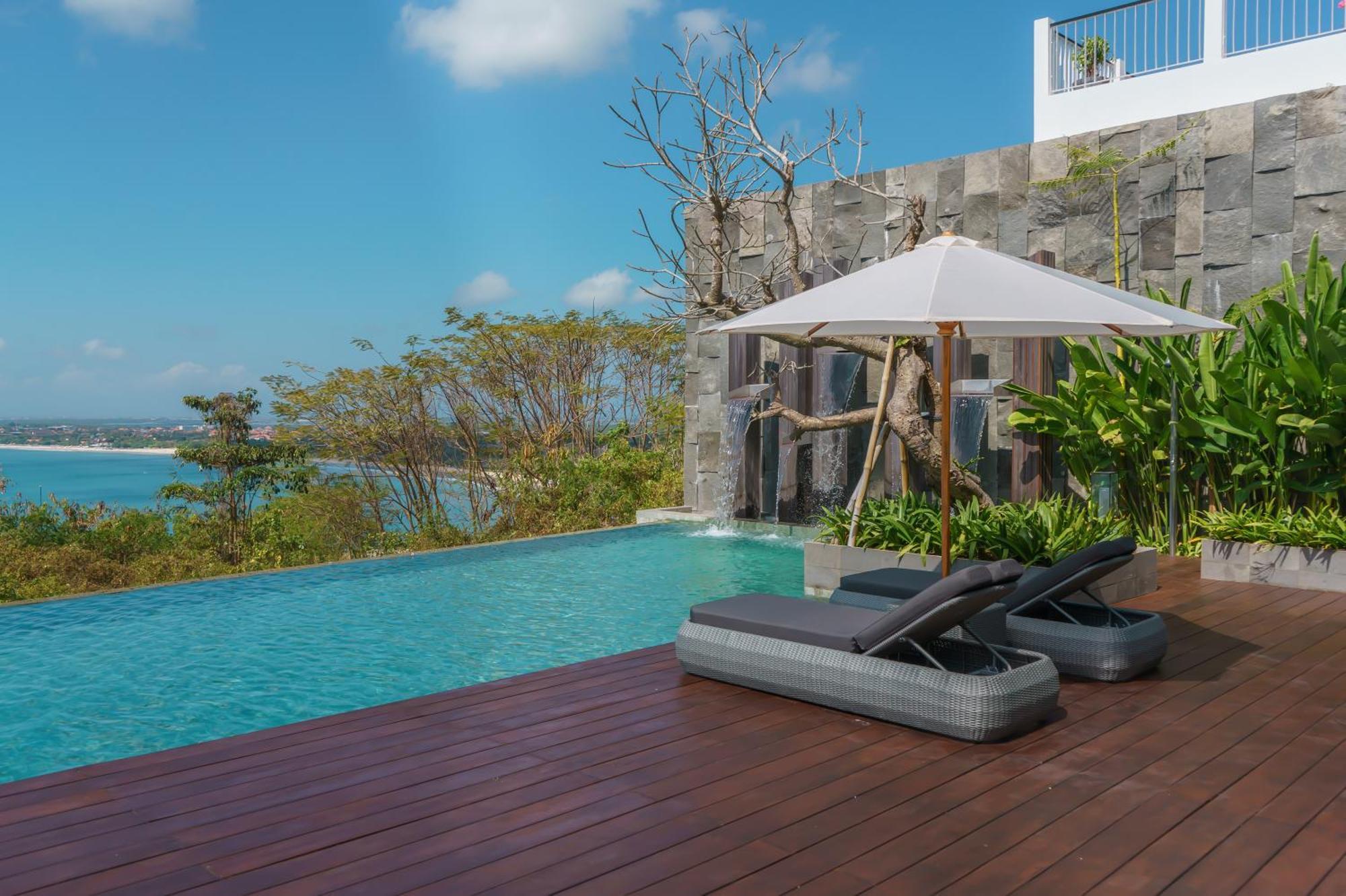 Beyond The Sea - Luxe Sea View Villa In Jimbaran エクステリア 写真