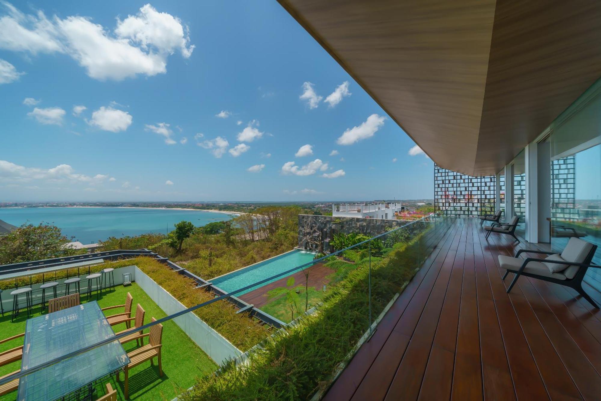 Beyond The Sea - Luxe Sea View Villa In Jimbaran エクステリア 写真