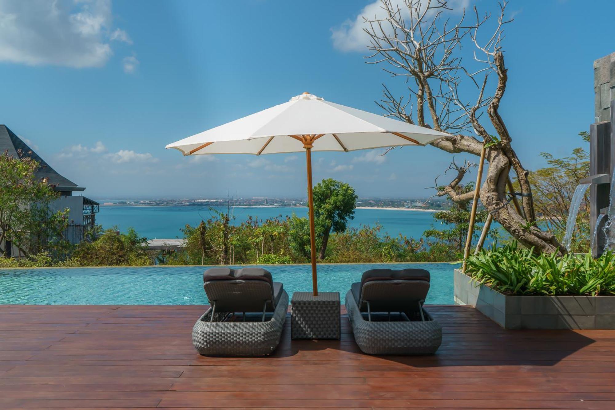 Beyond The Sea - Luxe Sea View Villa In Jimbaran エクステリア 写真